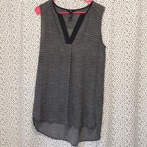 H&M Black and White tunic top